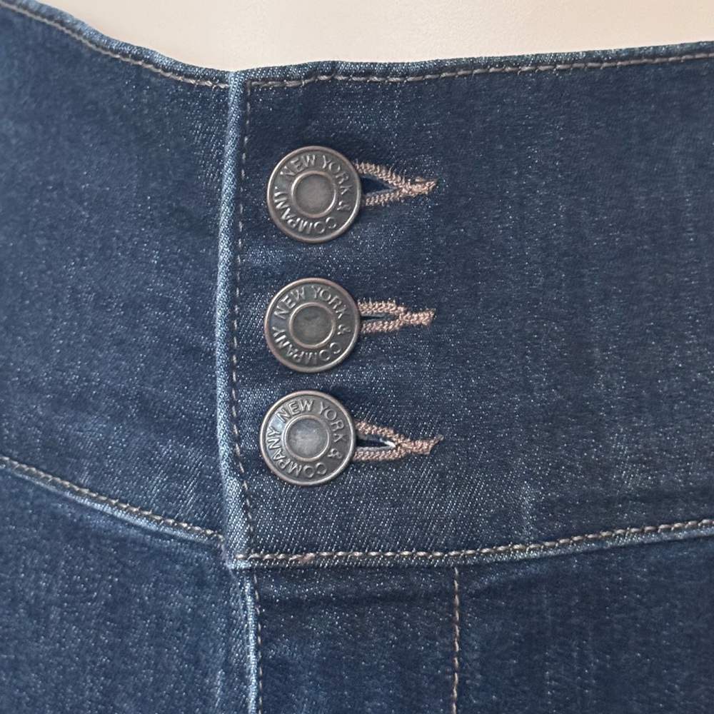 NY & CO ULTRA HIGH WAIST SUPER SKINNY JEANS - Picture 4 of 7